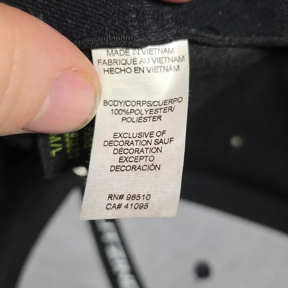 Under Armour Blitzing 3.0 Black Cap with White Logo Adult Size Medium/Large